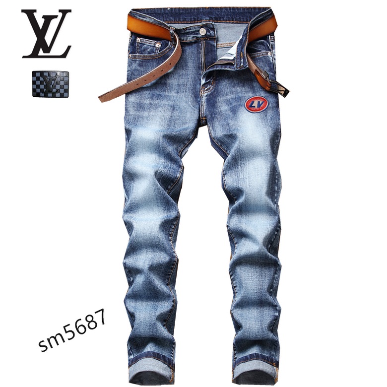 LV Jean Pants Long-017